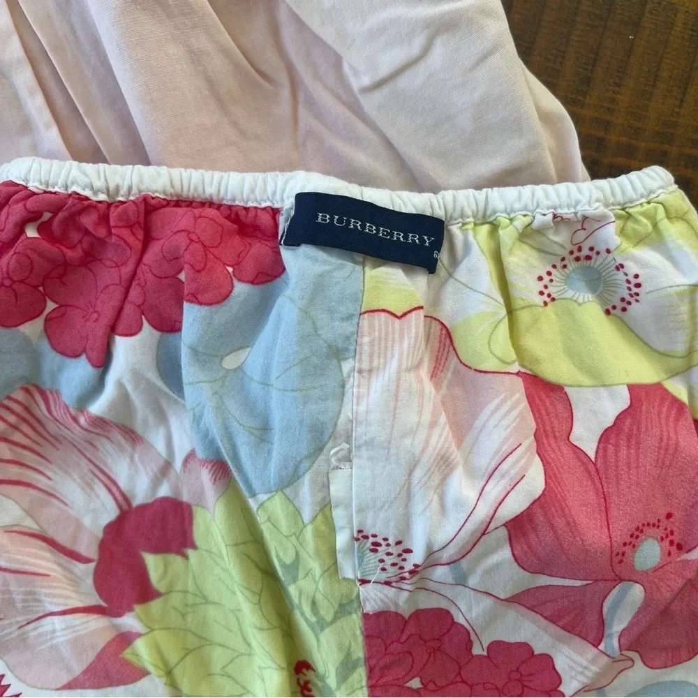 Top + pants reversible set 3/6 months pink Burberry